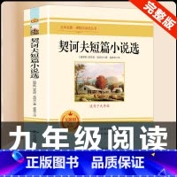 [配套人教版]契诃夫短篇小说选 [正版]九年级下册必读名著我是猫契诃夫短篇小说选格列佛游记围城原着全译本注释人民教育出版