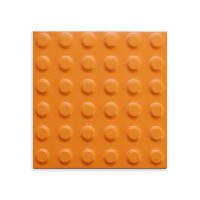 先围 盲道砖 黄色大圆点25mm 块