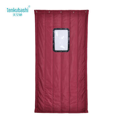 天空桥 棉门帘 MML-167酒红色40*60cm六层棉 平方米