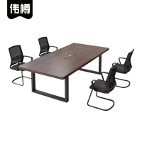 伟樽办公桌180*80*75cm+椅子*4套