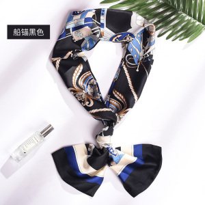 美帮汇姚晨小领巾女春秋款洋气时尚百搭装饰长条腰带小丝巾领带丝带
