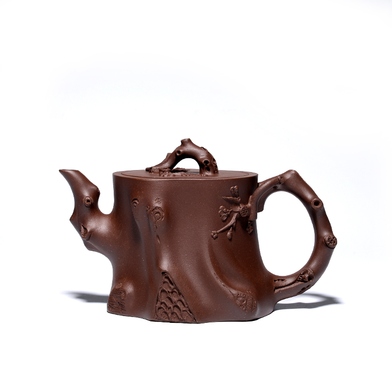 子冶 梅桩壶 原矿老紫泥宜兴紫砂壶名家纯全手工茶具套组正品