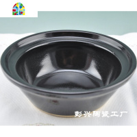 煲仔饭机器专用砂沙锅 黑色传统陶瓷煲仔饭锅瓦煲汤煲 可高温 FENGHOU 精品锂瓷瓦煲不带盖