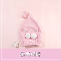 干发帽可爱女干发巾天然珊瑚绒吸水速干柔软透气不闷热浴帽 三维工匠 干发帽蓝色独角兽❤热卖款
