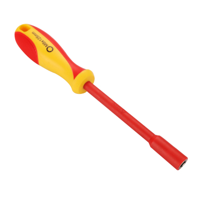 高松 takama VDE双色绝缘耐压带孔帽螺丝批125*11mm v431211