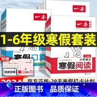 [语文]寒假衔接 小学五年级 [正版]2024新版寒假阅读口算练字帖寒假衔接套装语文数学寒假作业口算计算训练小学一年级二