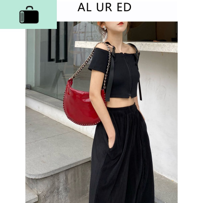 包包2020新款潮小众设计手提链条斜挎月牙软皮单肩腋下包女NEW LAKE女士单肩包