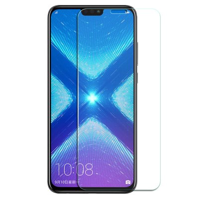 [买2送手机壳]轻万适用华为荣耀8x钢化膜honor非全屏钢化玻璃贴膜huawei华为