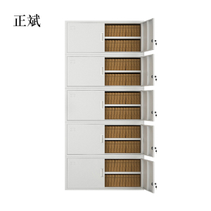 正斌钢制文件柜办公资料柜铁皮档案柜财务凭证柜带锁储物柜通五节器械柜