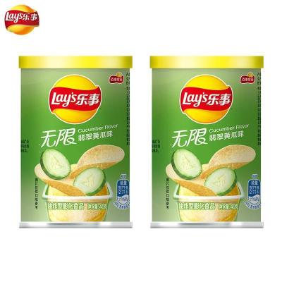 乐事 薯片桶装 40g*8桶 黄瓜味