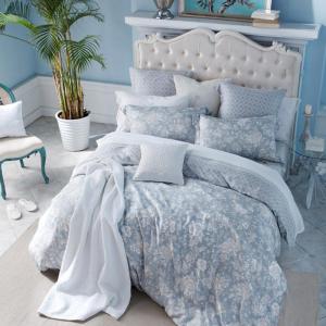 美帮汇家纺四件套床上用品素雅田园风爱芳逸双面天丝套件爱芳逸QD 床单款 1.8m（6英尺）床