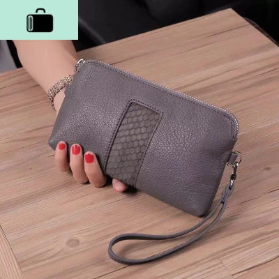 百搭皮小手包女包斜挎手机小包牛皮简约2020新款零钱手拿买菜包NEW LAKE女斜挎包