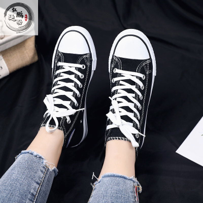 专注品质-秋季高帮帆布鞋男鞋韩版潮流百搭休闲布鞋男生板鞋情侣鞋子男潮鞋帆布鞋瑞希罗