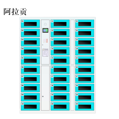 阿拉贡平板电脑存放柜手机电脑寄存电子存包柜智能刷卡多门柜30门电脑存放柜(密码型)