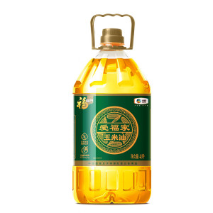 福临门爱福家玉米油非转基因物理压榨玉米油4L