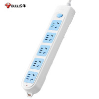 公牛 新国标插排/接线板 GN-602 5位总控 3米