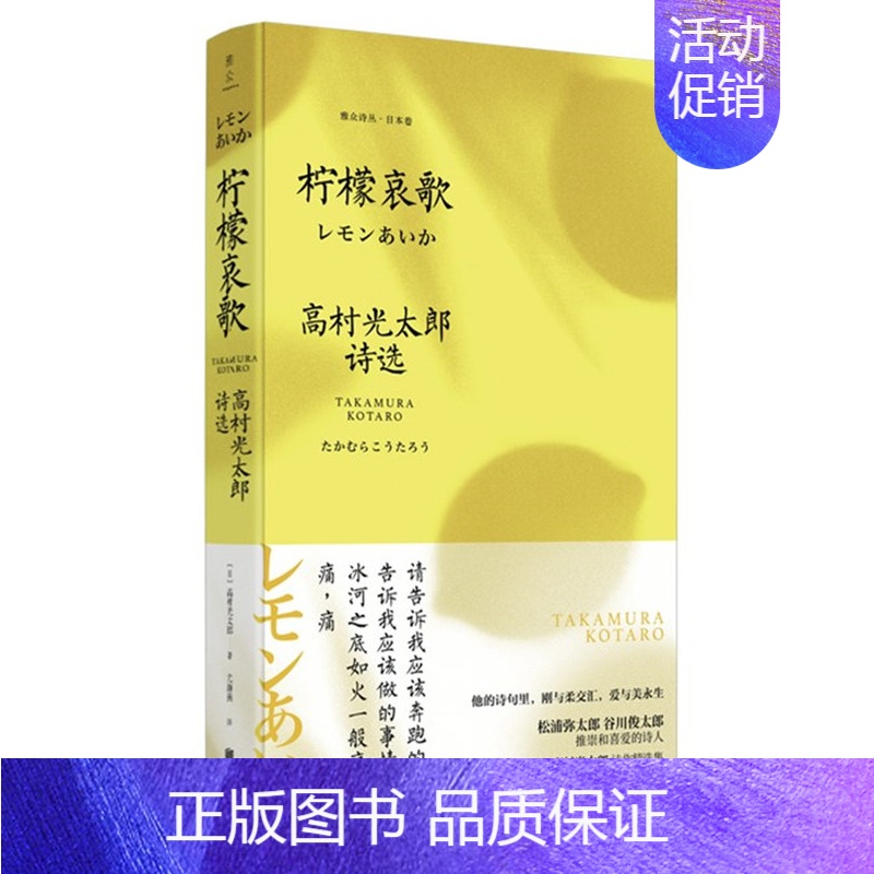[正版]柠檬哀歌 高村光太郎 外国诗歌 书籍
