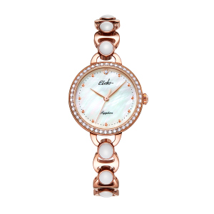 依波表EBOHR手表女轻奢小众手链女表小表盘防水石英表气质女士腕表 贝母盘56700121 贝母盘56700121