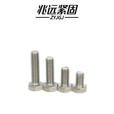 兆远紧固 304不锈钢六角螺栓(个)(12*60)