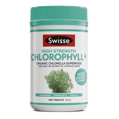 澳洲Swisse 叶绿素片200粒澳版 肌肤肠胃免疫片