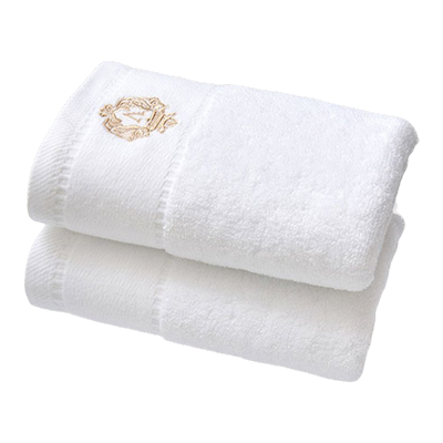 安居先森五星级酒店品质长绒棉一往情深毛巾2条礼盒白色
