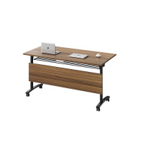 戴劲 折叠桌办公桌培训桌可移动拼接会议桌双人长条桌 1400*500*750