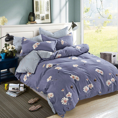 天琴采花蜜-柔丝棉四件套 床单230*250cm+被罩200*230cm+枕套48*74cm*2