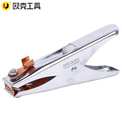 欧克 电焊机接地线夹子不锈钢接地钳子 500A大OK-7991/个