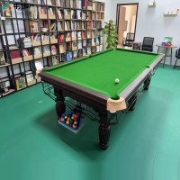 韦步S600标准美式台球桌 成人高配台球桌球厅家用可选(带集球器)