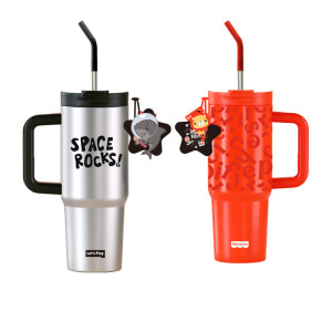 费雪(Fisher-Price) 900ml冷萃双饮冰灞杯 FP-B013费雪红