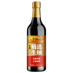 李锦记精选生抽500ml*2瓶[特级]豉香浓郁头道鲜酿造鲜酱油