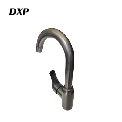 DXP 单孔冷热小弯枪灰水龙头 4分冷热 个