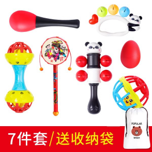 婴儿玩具0一1岁益智早教3新生儿手摇铃6宝宝三个月抓握训练小沙锤