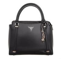 盖尔斯(GUESS)单肩斜挎包黑色简约时尚百搭通勤女包 tote bag