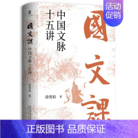 [正版] 国文课 中国文脉十五讲 徐晋如 广西师范大学出版社 中国古典文学史 儒家学说 诗文大家 诗古文辞 中华文化 风
