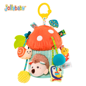 jollybaby婴幼儿抽抽拉拉乐玩具手部精细推车挂件摇铃宝宝安1663