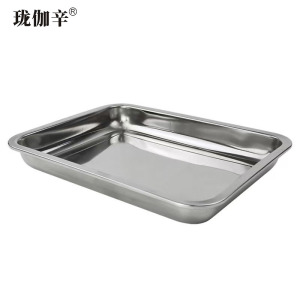 珑伽辛 特厚不锈钢无磁方盘 60*40*4.8cm/个