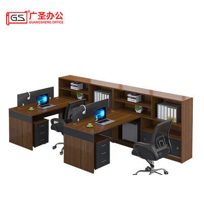 GS广圣 办公桌职员电脑桌屏风工位卡座双人位 JH1628 张
