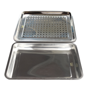 金迪乐不锈钢长方形茶盘沥水盘深盘+漏盘