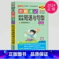 英语短语与句型 初中通用 [正版]全新图书 2024绿卡图书pass图解速记初中语文数学英语物理化学生物政治历史地理任选