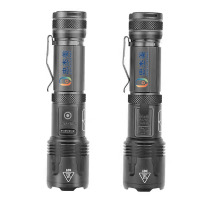 忠杰美扎线带强光手电筒XHP70家用户外