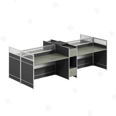 首指(SZ)办公职员桌 四人联排对坐 SS18-3212