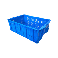 臻远ZY-SNXD-147塑料筐周转筐水果蔬菜收纳筐长方形货筐胶框 505*345*165