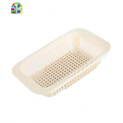 居家厨房洗菜碗碟置物架滤水可伸缩塑料收纳筐水洗菜盆 FENGHOU 欧美风格米洗菜篮洗菜篮