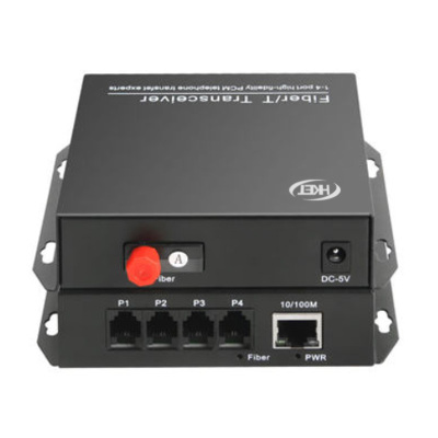 华科亿通 4路电话+1路网络光端机 HKET-4P1E