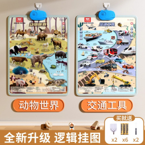 婴儿消耗体力玩具6个月以上宝宝早教有声挂图磨耳朵女孩8益智礼物