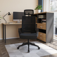 域赢电脑椅办公椅书房椅会议椅书房家具椅培训职员椅全网透气网布人体工学椅子-转椅