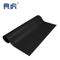典虎 绝缘垫 黑色条纹10mm*1m*10m 卷