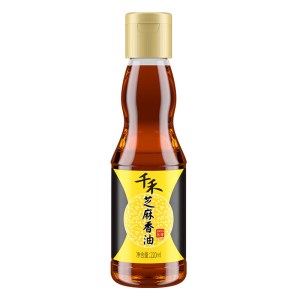 千禾芝麻香油220ML家用拌菜调味香油火锅油碟