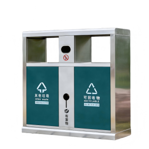 鑫睿辉 户外垃圾箱 不锈钢90*36*95cm 个